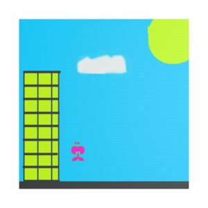 the lone building