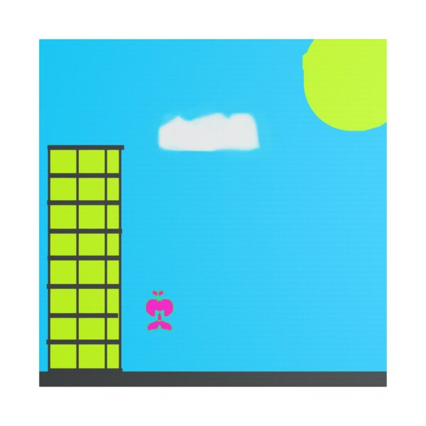 the lone building