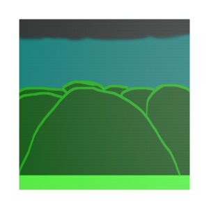 A Cloudy Day In The Hills
