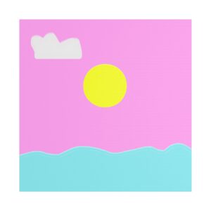 sun set over the ocean